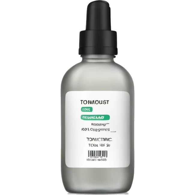 facial tonic with label emoji