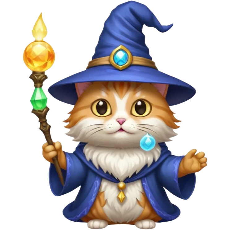 cat wizard emoji
