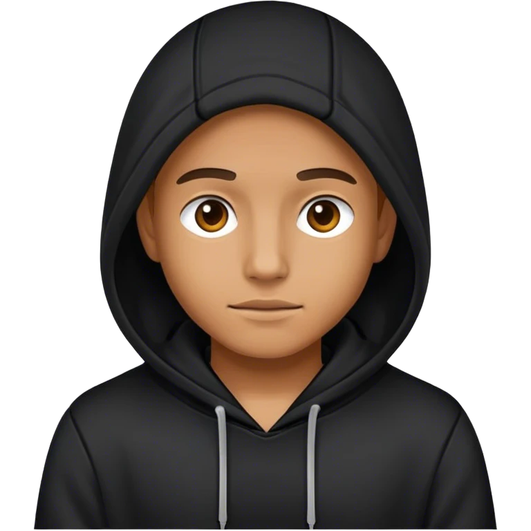Black hoodie emoji