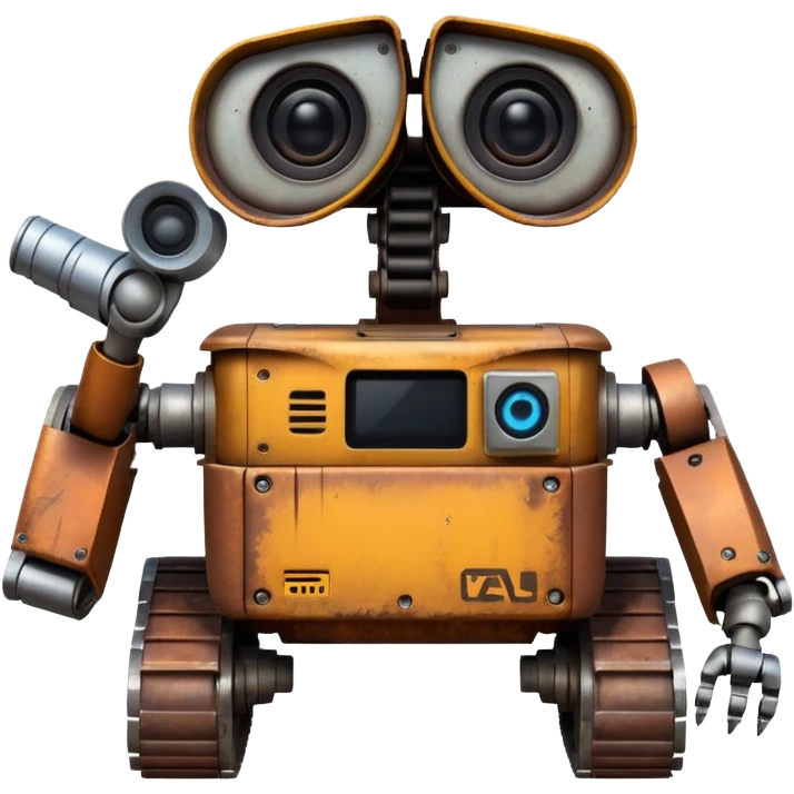 WALL-E Robot, no background emoji