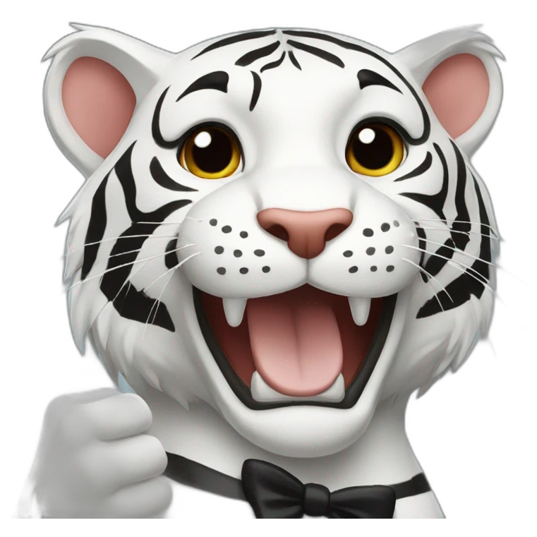 tuxedo tiger thumbs up emoji