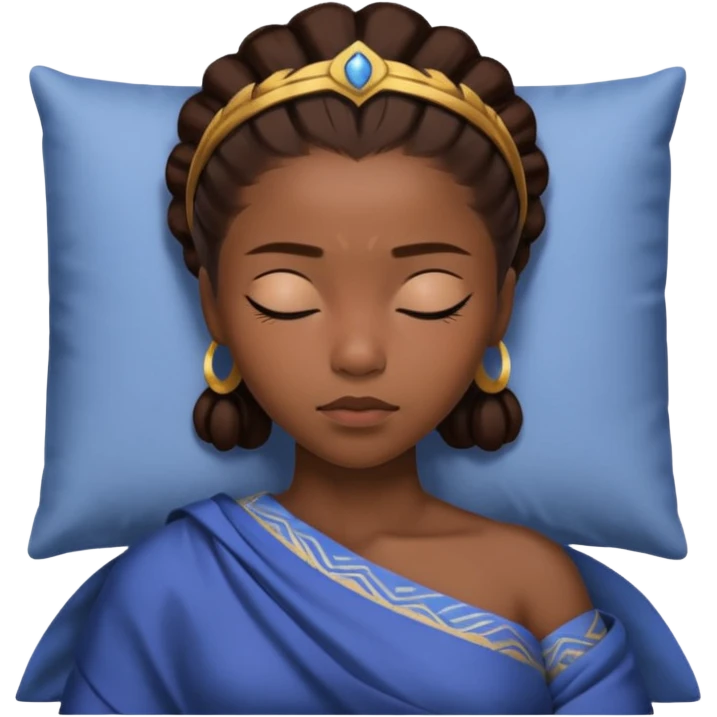 Princess Shuri sleeping  emoji