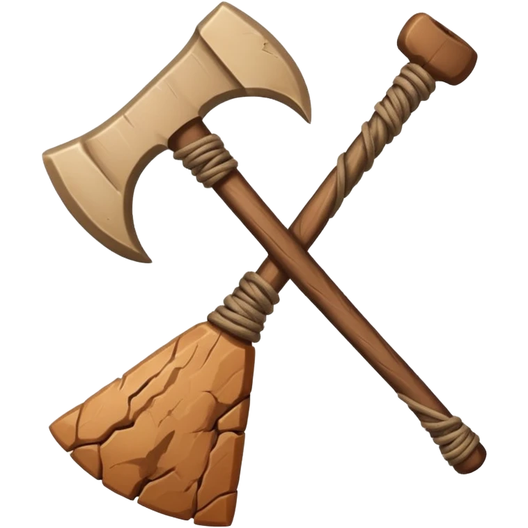 stone ax tied with string emoji