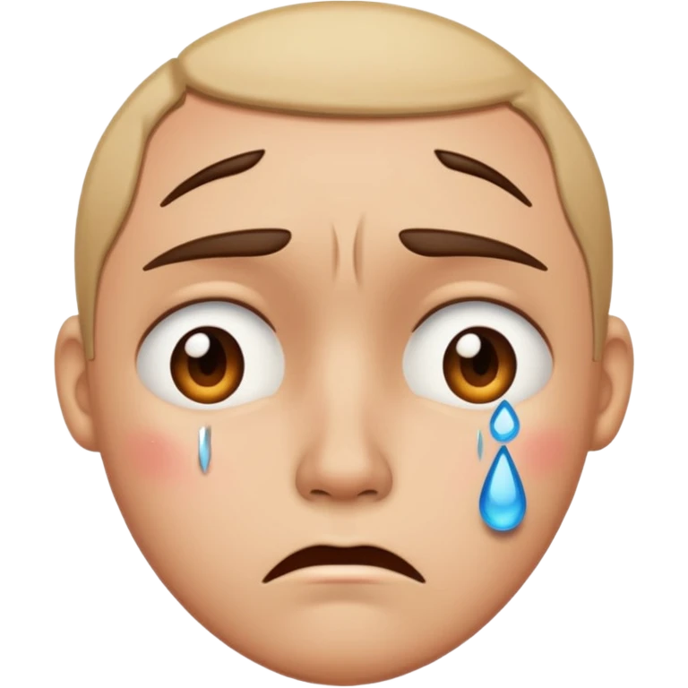 A disappointed face with tears and broken hearts around it emoji