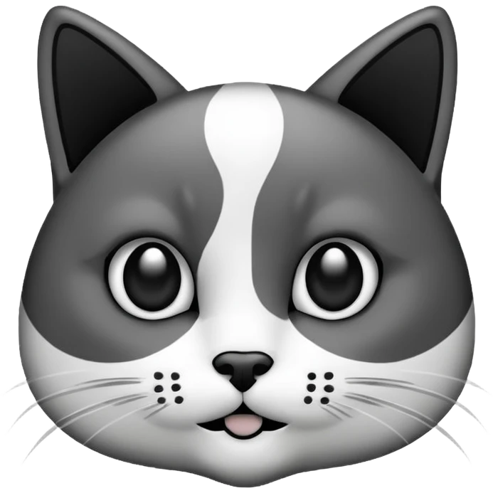 Purrfect Monochrome emoji