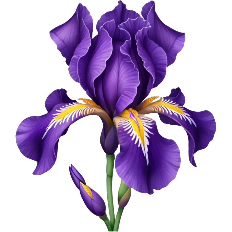 Iris  flower emoji