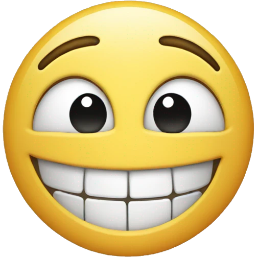 Smile but just the mouth emoji