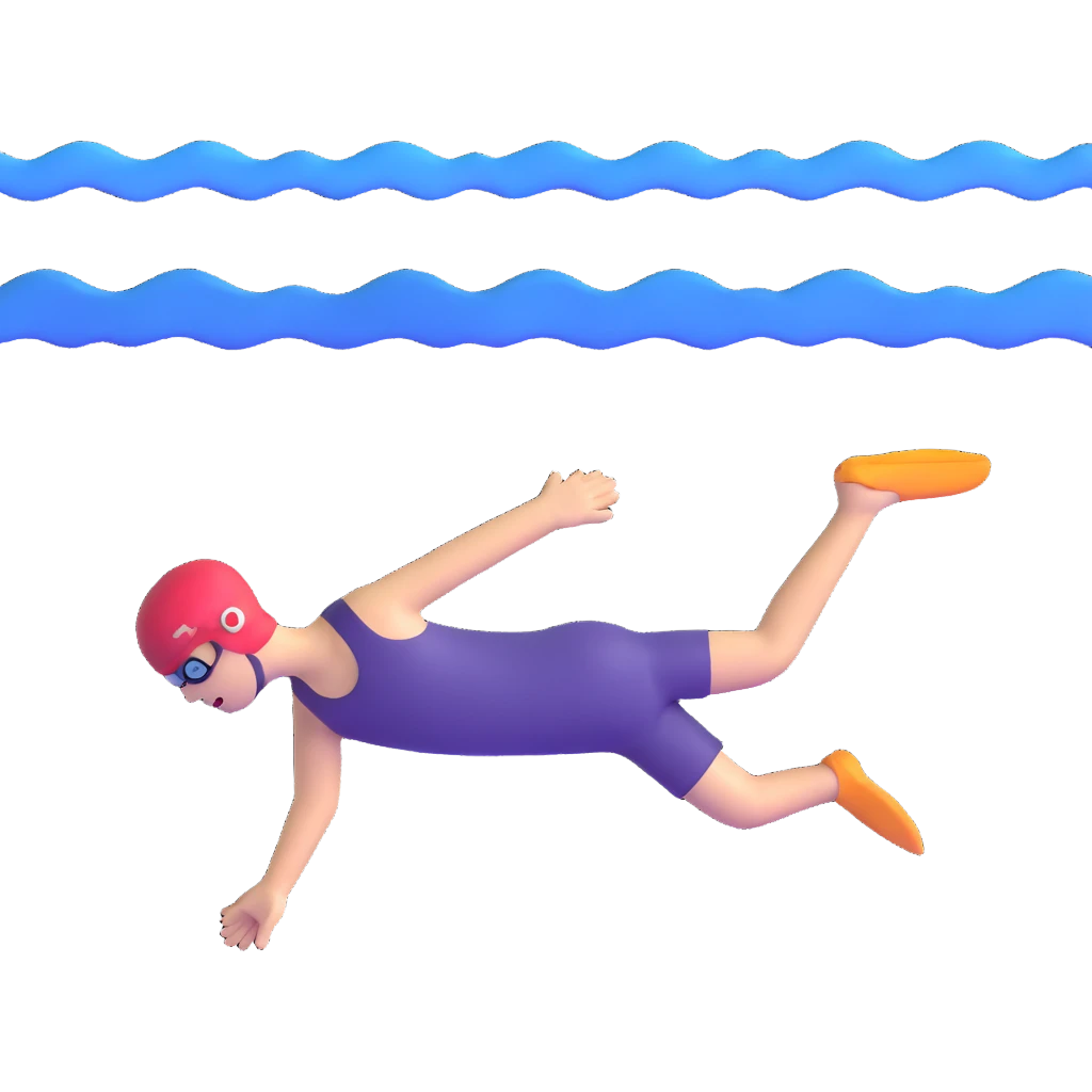 person swimming underwater emoji