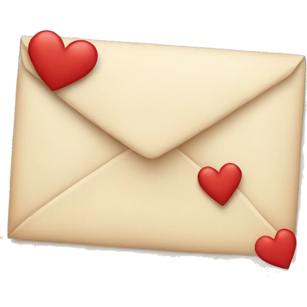 Love letter emoji