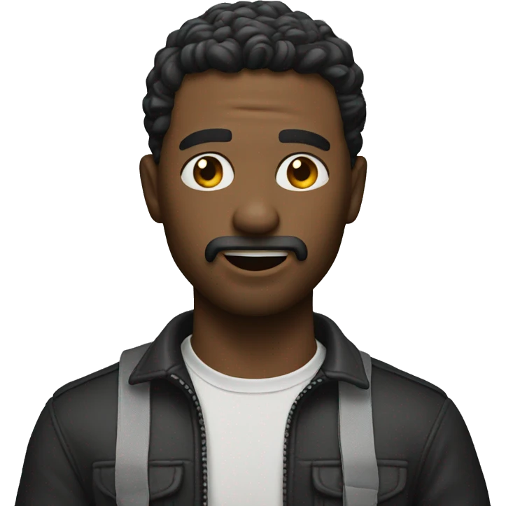 man acting cool emoji