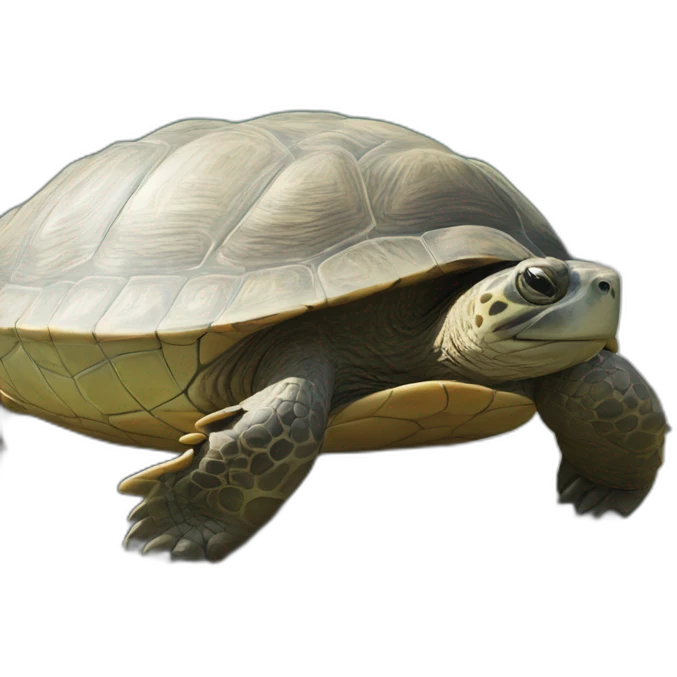 tortue sur loutre emoji