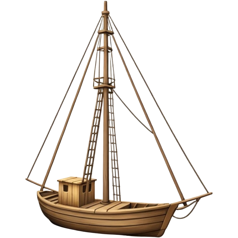 a boat mast without boat emoji