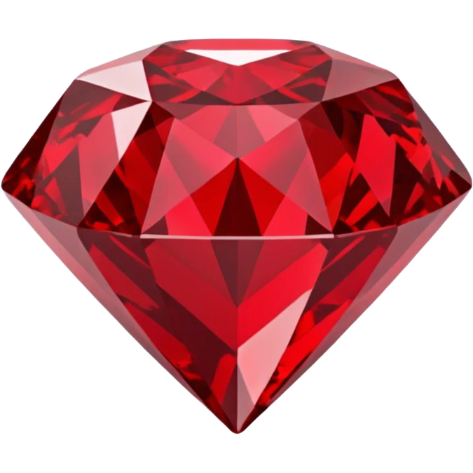 Red diamond with "RED" written on its front emoji