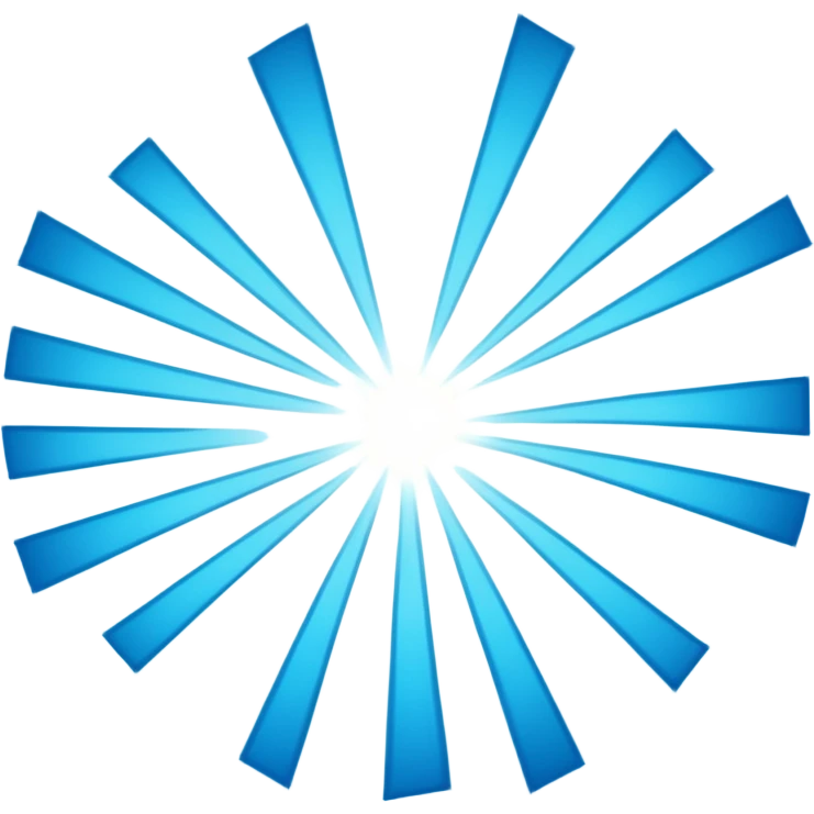 A lot of light blue rays  of storm emoji