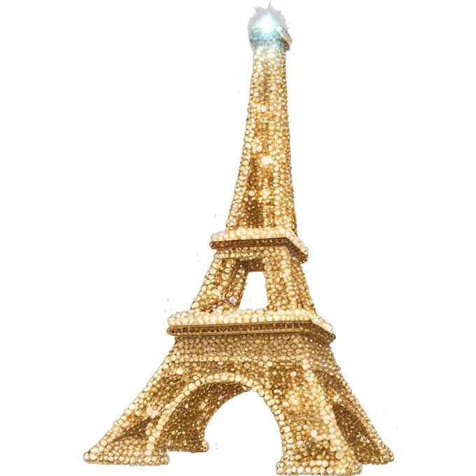 Eiffel Tower sparkling emoji
