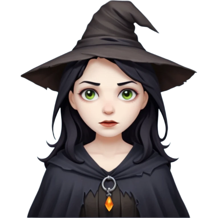 Hanged dead witch emoji