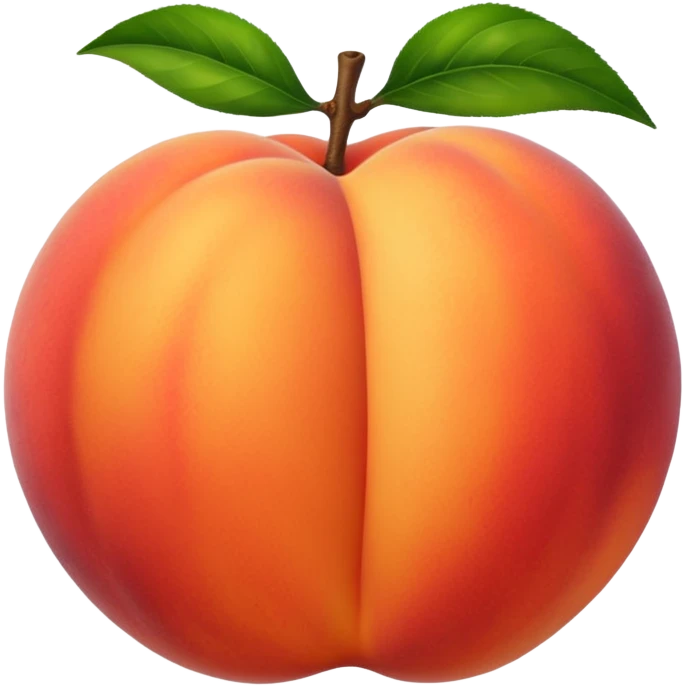 Peach emoji