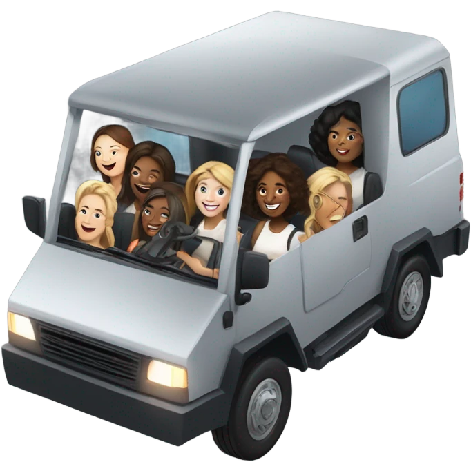 cybertruck full of women emoji