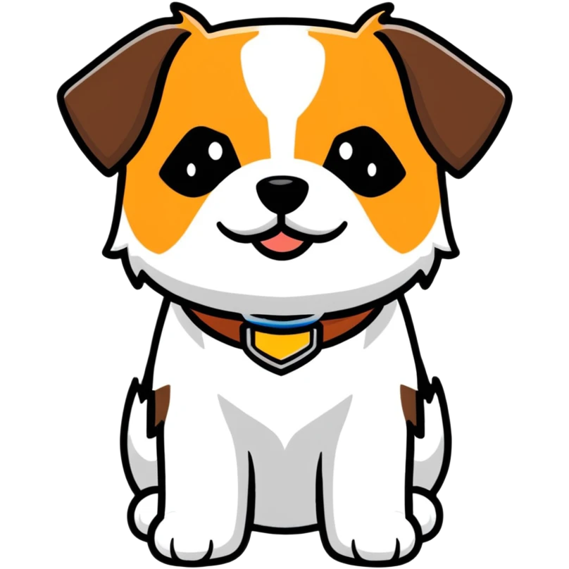 Shih tzu jack russel terrier emoji