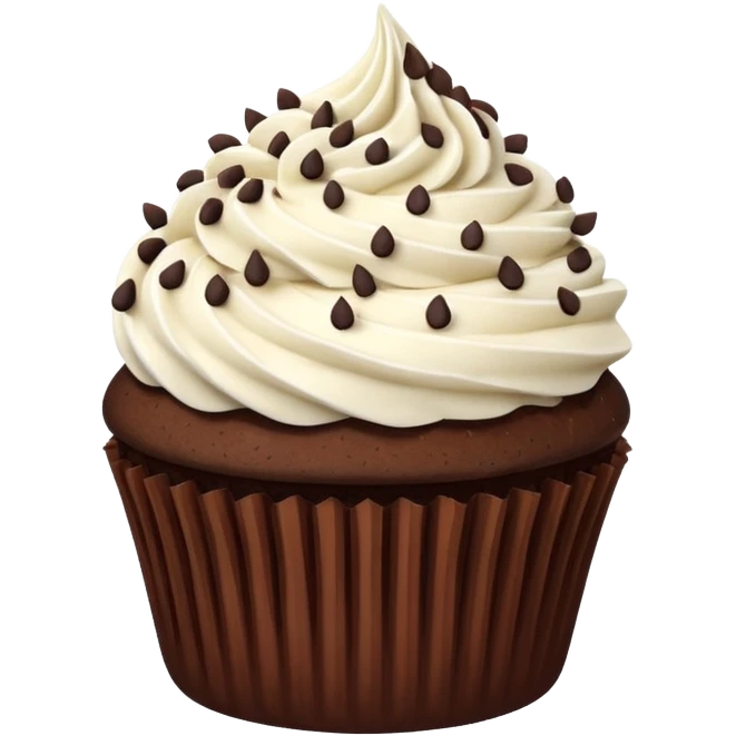 chocolate cupcate emoji