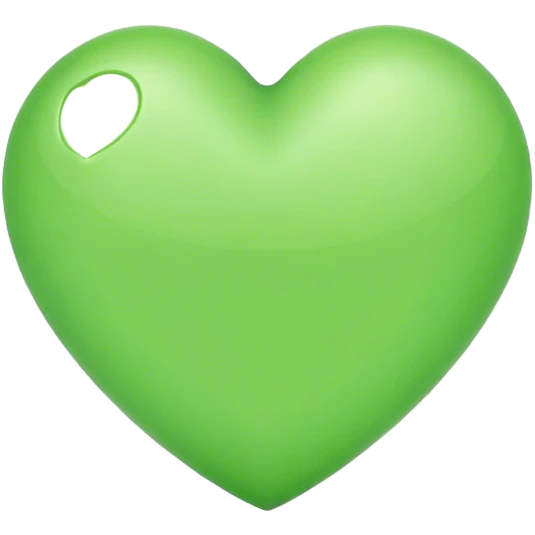 Light green heart emoji