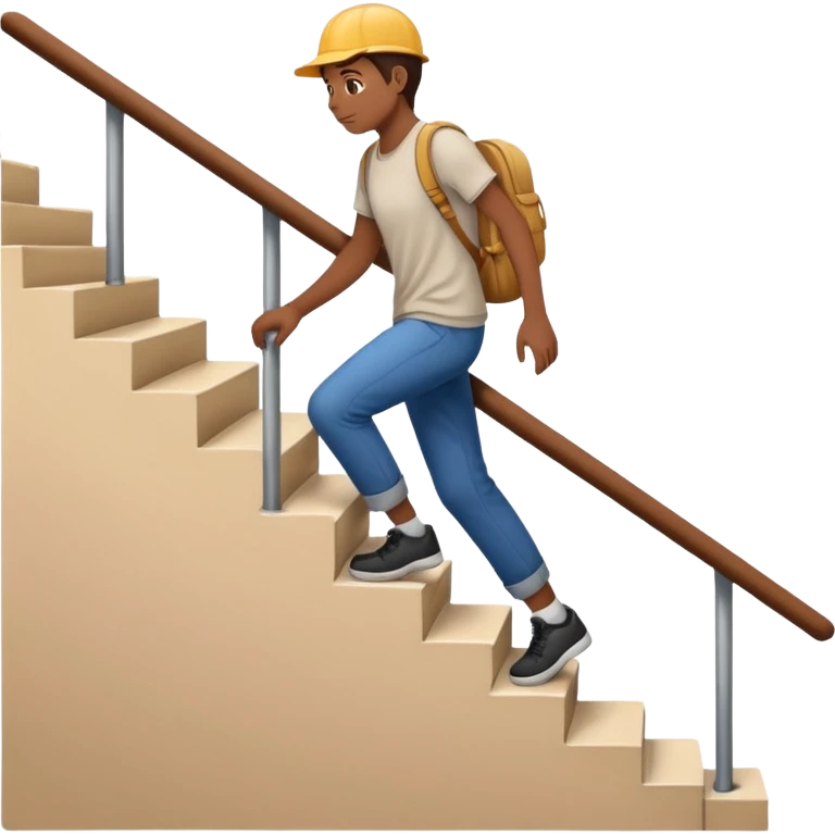 generic person  climbing stairs emoji