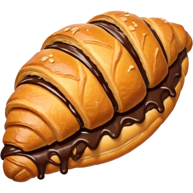 Croissant de chocolate  emoji