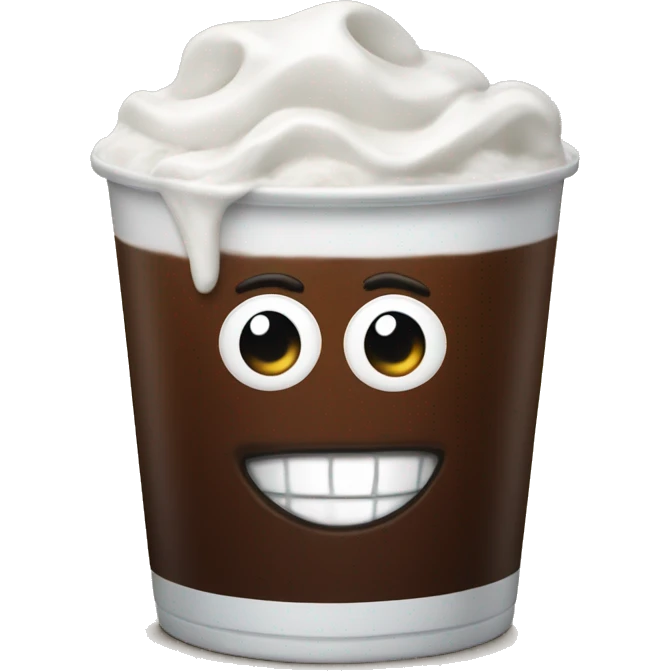 Creamy coconut Dr Pepper  emoji