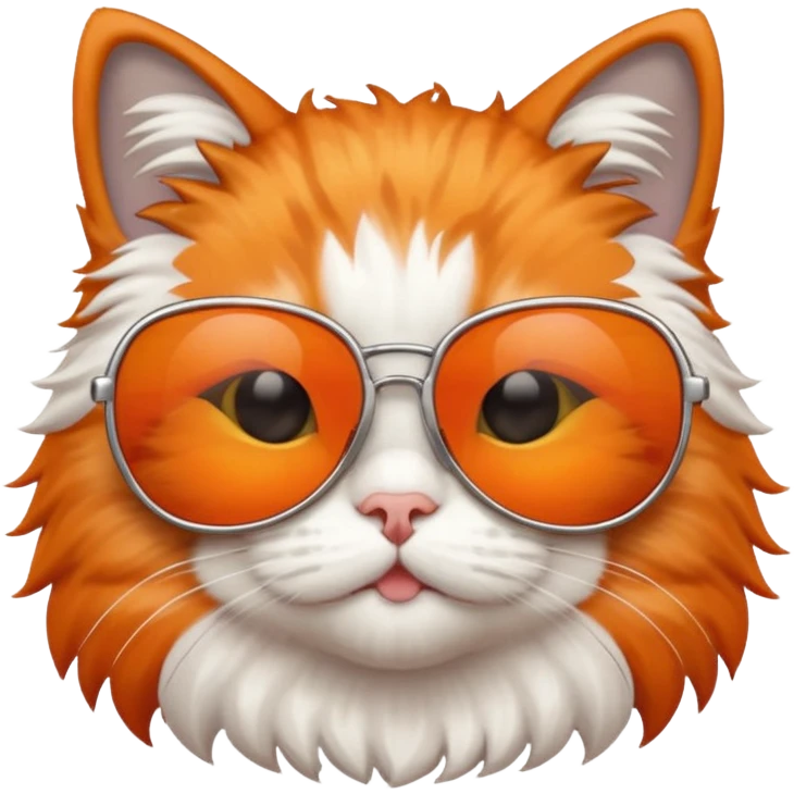 Cat wearing sunglasses emoji