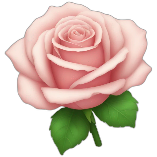 Digital rose emoji