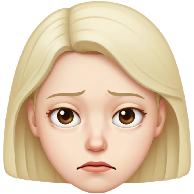Disgusted side eye emoji
