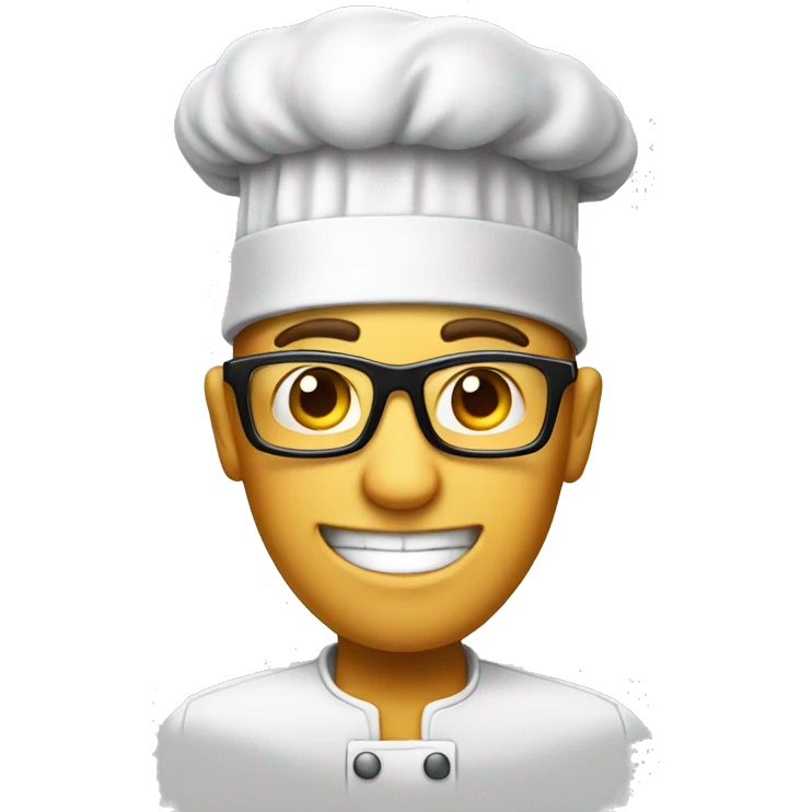 nerd with chef hat emoji