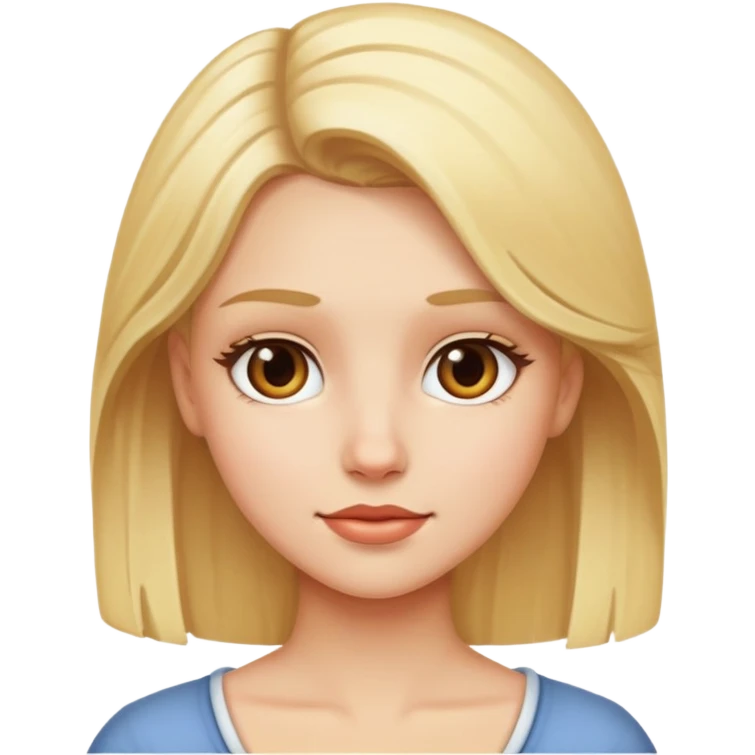 blonde girl emoji