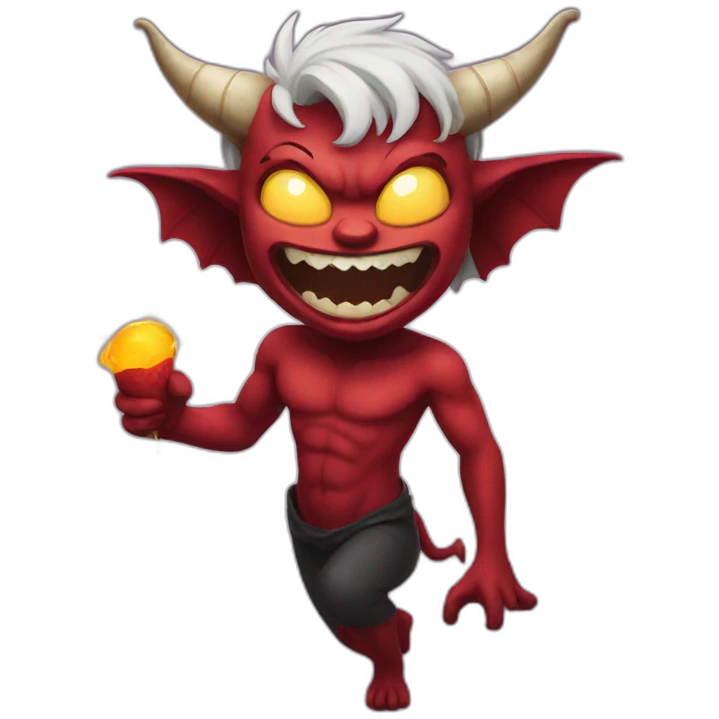 little demon happy emoji