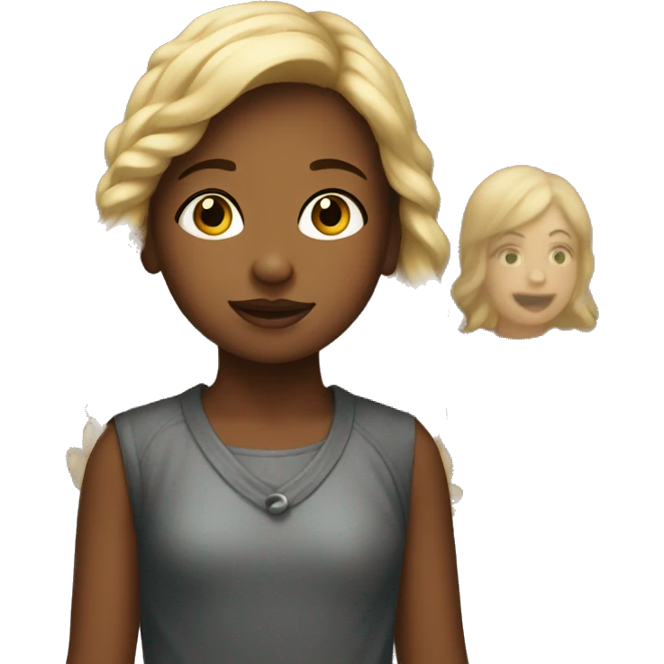 girl at museum emoji