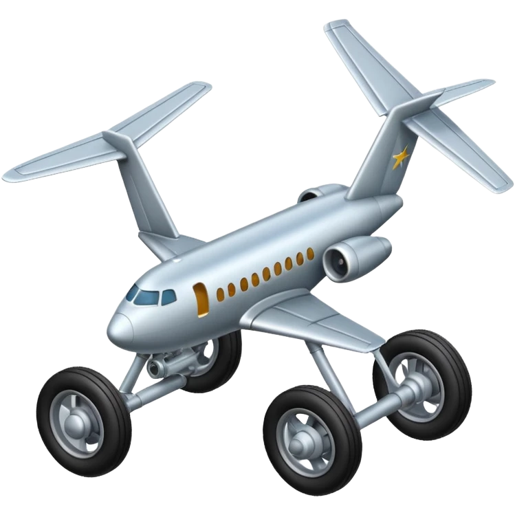 generate realistic airplane landing gear emoji