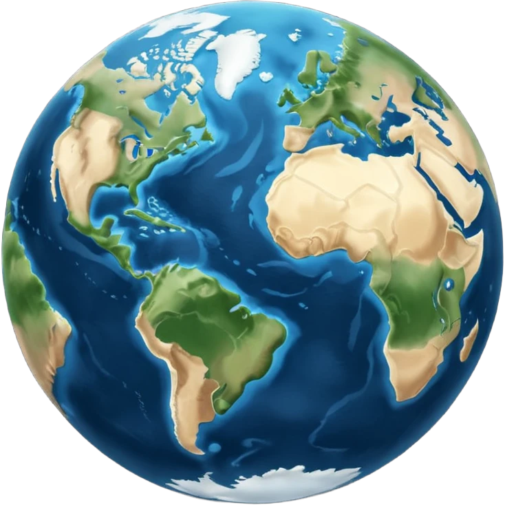 earth black white emoji