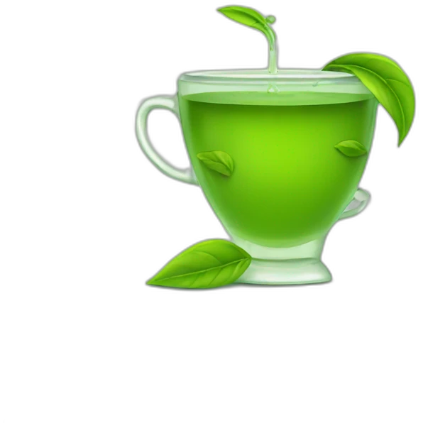 green tea emoji