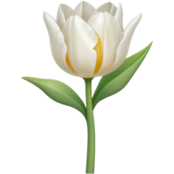White tulip emoji