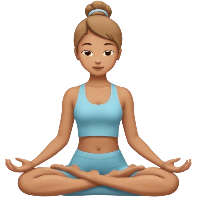 Yoga wellness emojis emoji