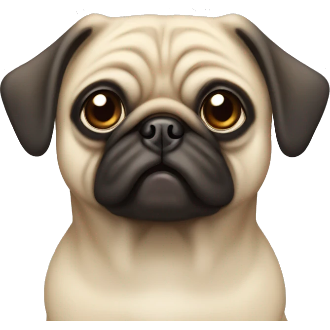 pug chinese emoji