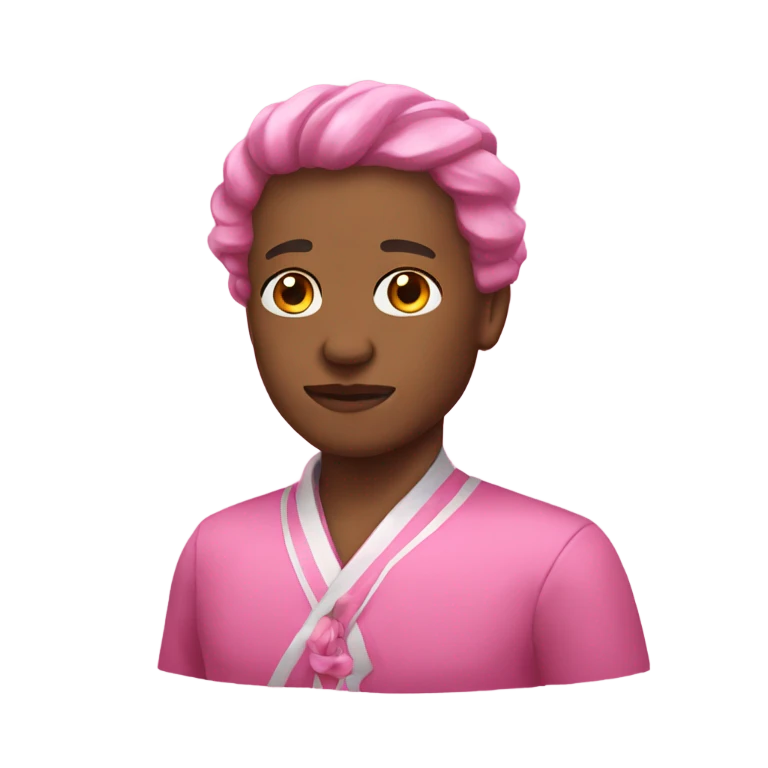 Lazo rosa emoji
