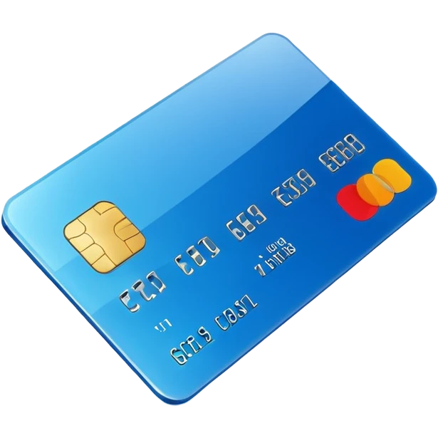 3D style credit card icon, no text emoji