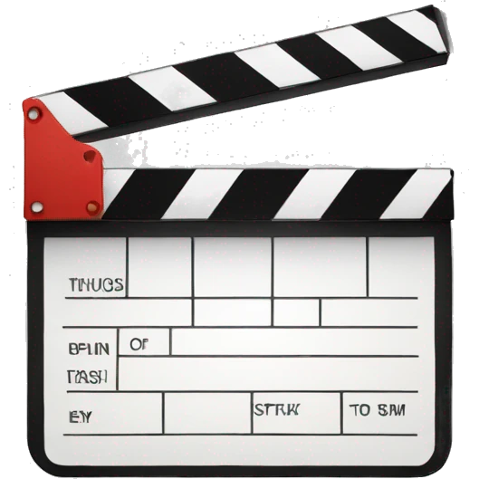 Movie Clapper emoji