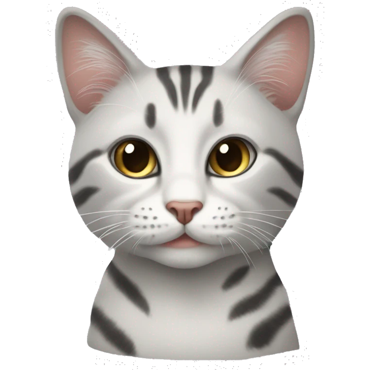 нарисуй смешного котика который пьет чай emoji