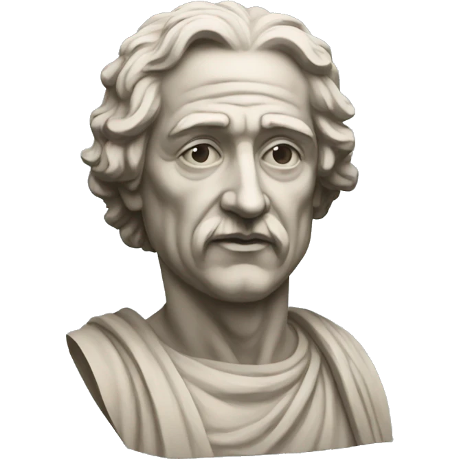philosopher statue emoji