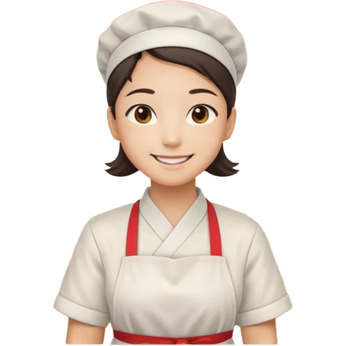 emoji de um lojista japones em uma barraquinha de comida emoji