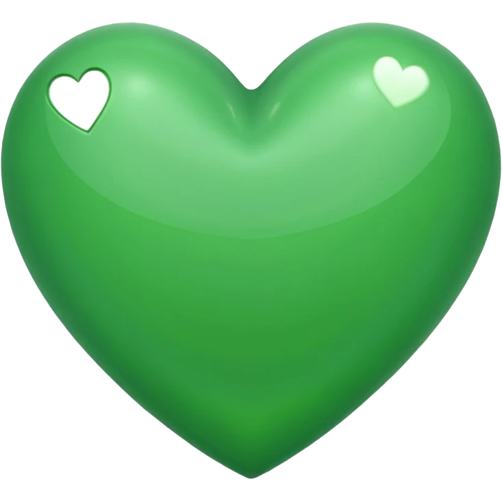 yeşil kalp emoji