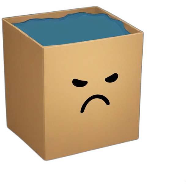 sinking box emoji