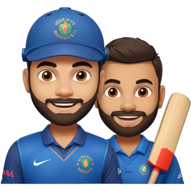 Virat Kohli and rohit sharma  emoji